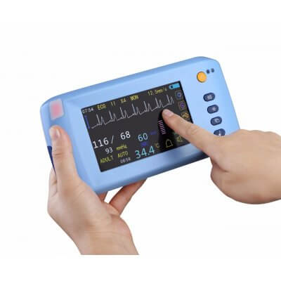 Monitor de 5,0' Multiparamétrico Portátil Veterinário 